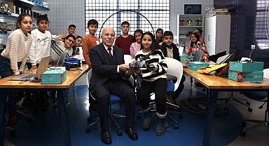 Başkan Sekmen geleceğin dâhileriyle buluştu