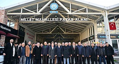Başkan Yılmaz, pazar esnafıyla buluştu