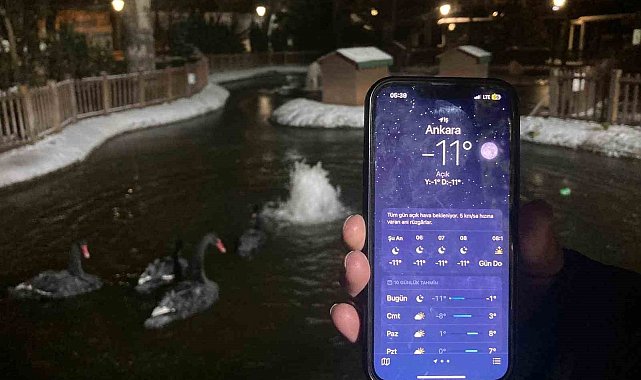 Başkent gün boyu buz kesti