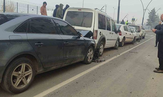 Batman'da 5 araçlı zincirleme kaza
