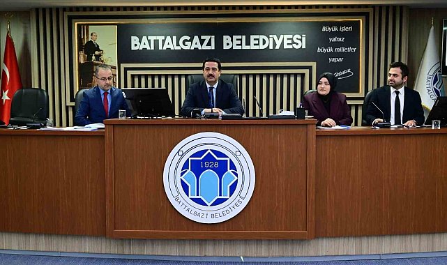 Battalgazi Belediye Meclisi 2026 yılı ilk toplantısını gerçekleştirdi