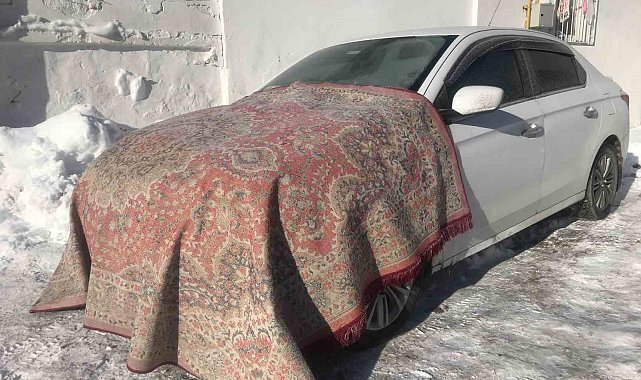 Bayburt'ta dondurucu soğuk etkili oluyor