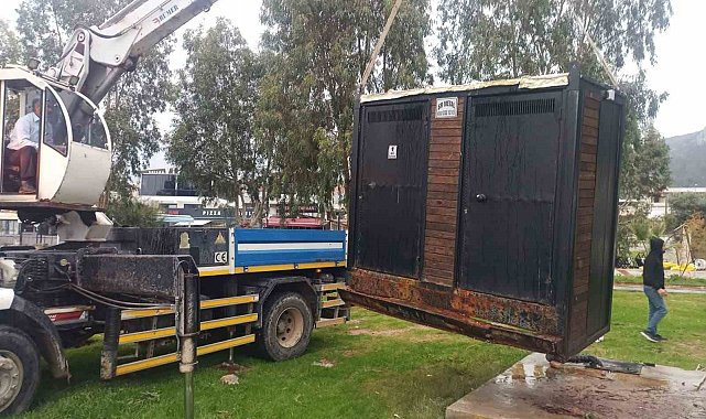 Belediye ekiplerinin Akbük'te çalışmaları sürüyor