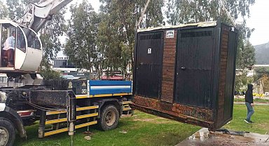 Belediye ekiplerinin Akbük'te çalışmaları sürüyor