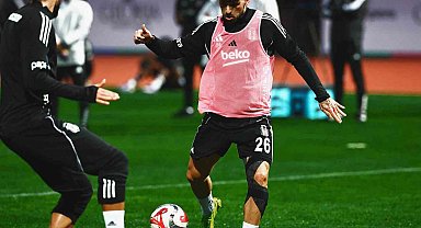 Beşiktaş, günü çift antrenmanla tamamladı
