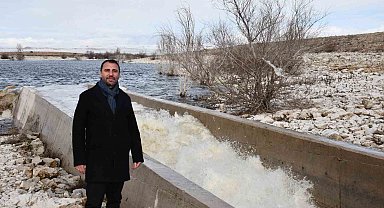 Beylikova Barajı'nda su depolama çalışmaları devam ediyor