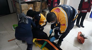 Bilecik Eğitim ve Araştırma Hastanesi'nde kırmızı kod tatbikatı gerçekleştirildi