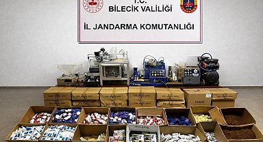Bilecik'te 126 bin 840 adet makaron ele geçirildi