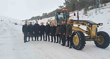 Bilecik'te karla mücadele çalışmaları yerinde incelendi