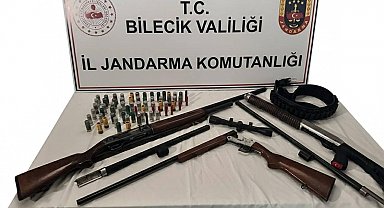 Bilecik'te ruhsatsız av tüfeklerine 24 bin 585 TL ceza
