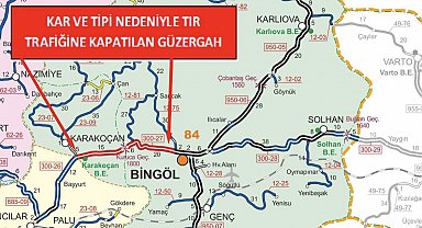 Bingöl-Elazığ karakolu tır trafiğine kapatıldı