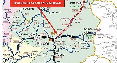 Bingöl-Erzurum karayolu tır trafiğine kapatıldı
