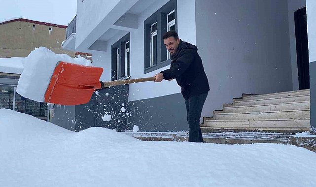 Bingöl genelinde kar yağışı etkisini sürdürüyor