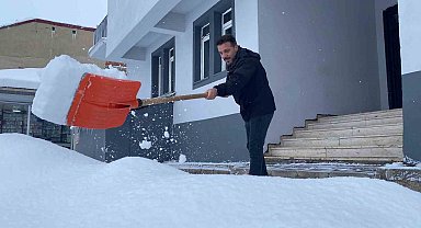 Bingöl genelinde kar yağışı etkisini sürdürüyor