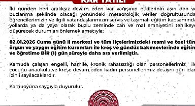 Bingöl'de eğiteme 1 gün ara verildi