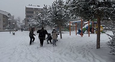 Bingöl'de yoğun kar yağışı