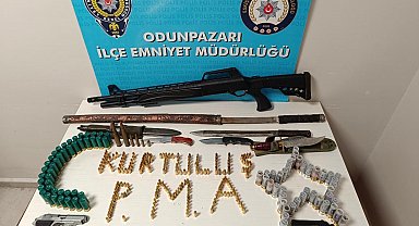 Bisikletle çarptığı vatandaşı tehdit eden şahsın tutuklandı