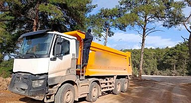 Bodrum'da inşaat atığı dökenlere 418 bin Türk Lirası cezai işlem