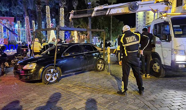 Bodrum'da polis ekiplerinden sıkı denetim