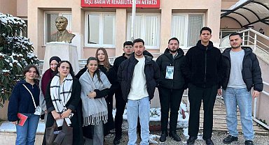 BŞEÜ Gençlik ve İnovasyon Kulübü'nden huzurevi ziyareti