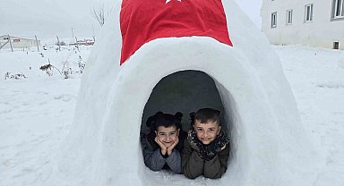 Bu eskimo evi Alaska'da değil Yozgat'ta