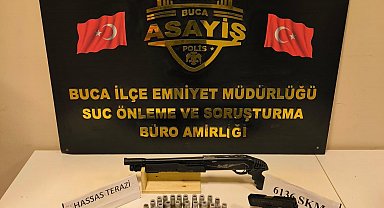 Buca'da silah operasyonu: 1 gözaltı