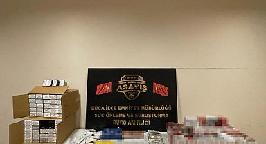 Buca'da uyuşturucu ve kaçakçılık operasyonu: 3 gözaltı