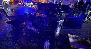 Burdur'da feci kaza: 1 ölü, 7 yaralı