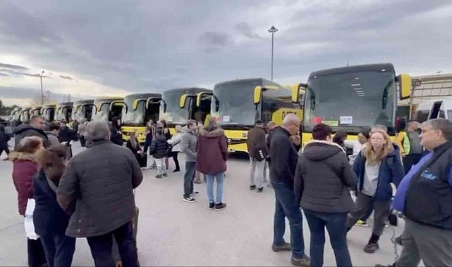Bursa Terminali'nde yılbaşı dönüş yoğunluğu