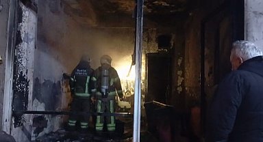 Bursa'da çay ocağında gece yarısı yangın