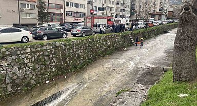 Bursa'da dereye düşen şahıs hayatını kaybetti