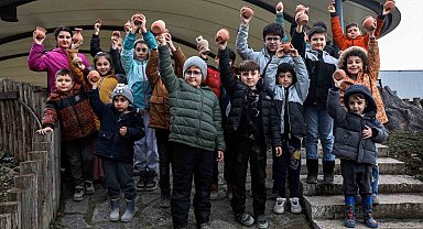 Bursa'da minikler arkeolojiyi eğlenerek öğrendiler