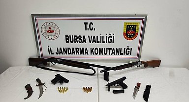 Bursa'da silah operasyonu: 2 gözaltı
