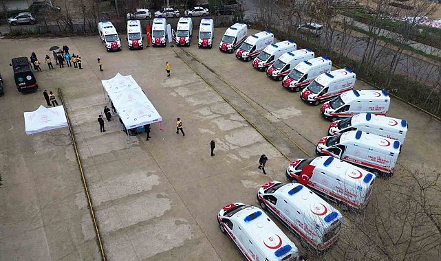 Bursa'ya 17 yeni 112 acil ambulansı