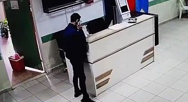 Büyükçekmece'de cep telefonu hırsızı kamerada