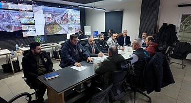 Büyükşehir'de sel ve su baskınlarına karşı kritik toplantı