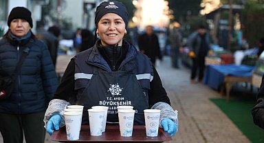 Büyükşehir'den soğuk günlerde sıcak hizmet