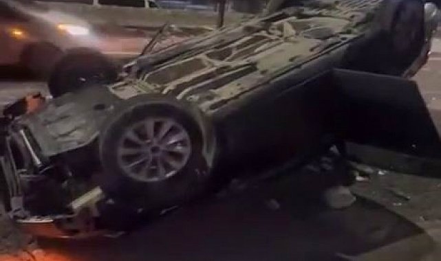 Buzlanma kazayı beraberinde getirdi