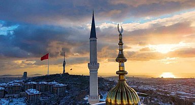 Çamlıca'da mest eden gün batımı