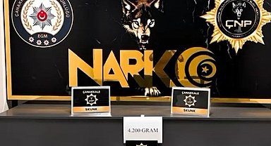 Çanakkale'de piyasa değeri yaklaşık 7 milyon TL değerinden uyuşturucu maddeler ele geçirildi