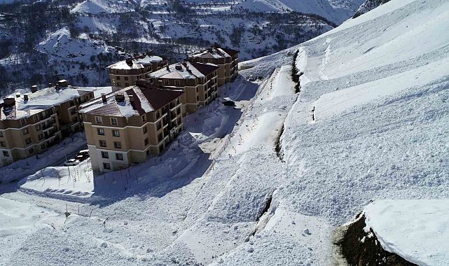 Çatak'ta iki ayrı çığ düştü