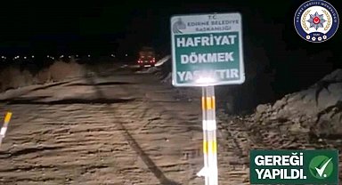 Çevreyi kirleten sürücüye 63 bin 592 lira ceza