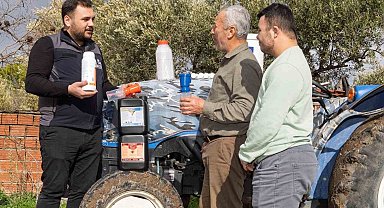 Çiftçiye buzağı kiti ve dezenfektan desteği