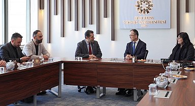 Çin Halk Cumhuriyeti Büyükelçisi Jiang Xuebin'den ETÜ'ye ziyaret