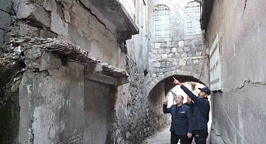 Cizre'de 200 yıllık tarihi kemerli ev yıkılma tehlikesiyle karşı karşıya