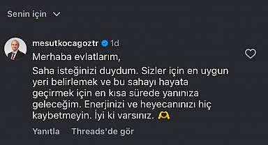 Çocukların videolu halı saha çağrısına Başkan Kocagöz'den yeşil ışık