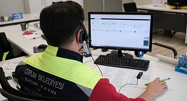 Çorum Belediyesi 1 yılda 164 bin çağrı cevap verdi