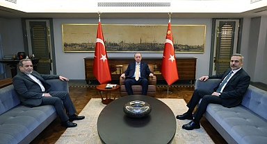 Cumhurbaşkanı Erdoğan, İran Dışişleri Bakanı Erakçi'yi kabul etti