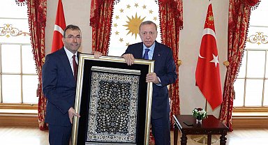 Cumhurbaşkanı Erdoğan Pendik Belediye Başkanı Ahmet Cin'i kabul etti