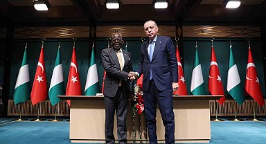 Cumhurbaşkanı Erdoğan: "Nijerya Cumhurbaşkanı Tinubu ile 5 milyar dolar ticaret hacmi hedefimize bağlılığımızı teyit ettik"